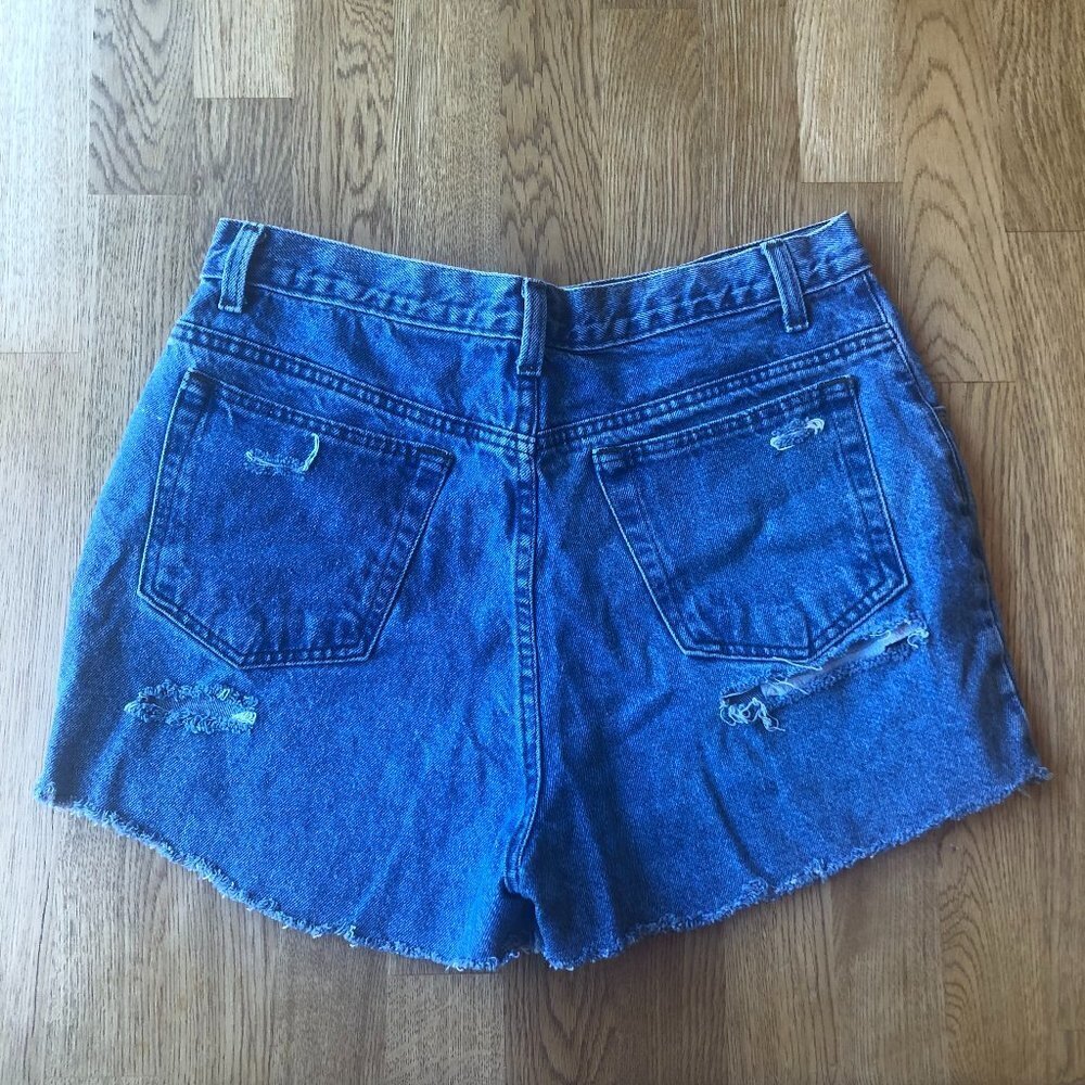 Vintage Honors Cutoff Denim Shorts Ripped Size 14
